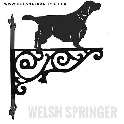 Welsh Spaniel Ornate Wall Bracket
